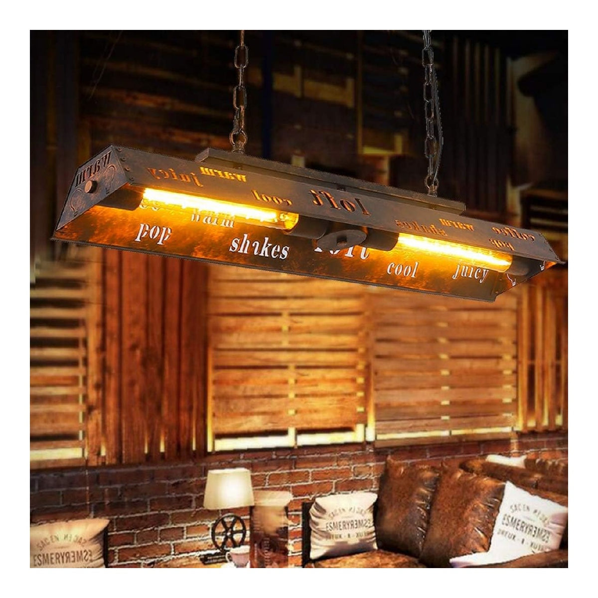 Plafoniera da soffitto 80 cm regolabile nero