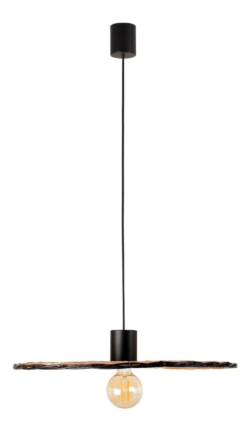 Illuminazione a sospensione stile minimalista nero
