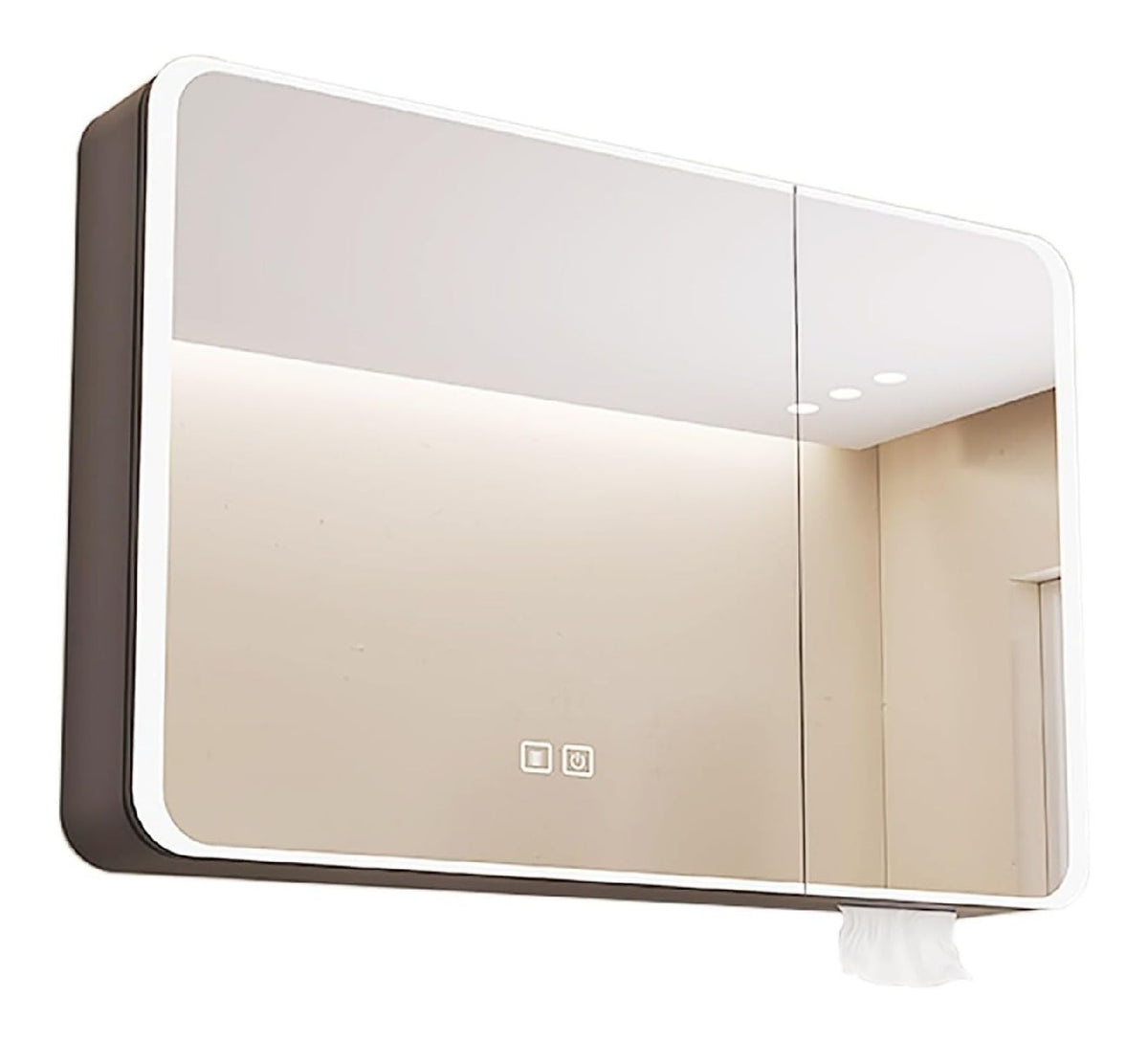 Illuminazione a parete Mobiletto bagno moderno illuminazione Unita grigio