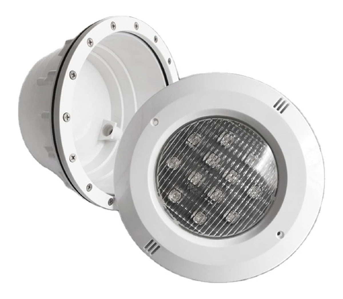 Spot luminoso LED integrato con diffusore in vetro bianco