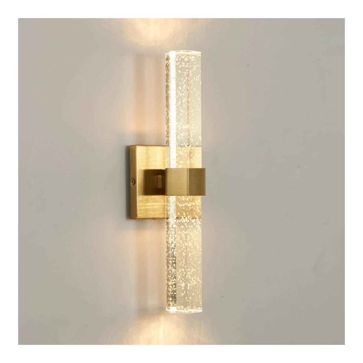 Applique da parete Applique parete moderna, oro, illuminazione