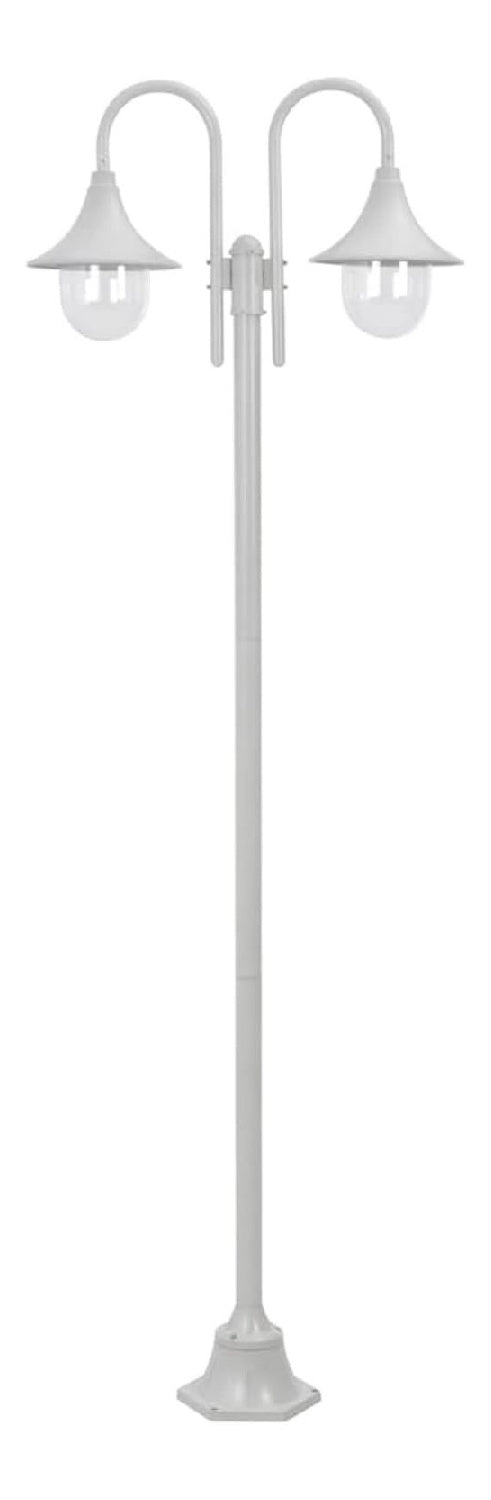 Lampada da esterno in alluminio LED integrato bianco