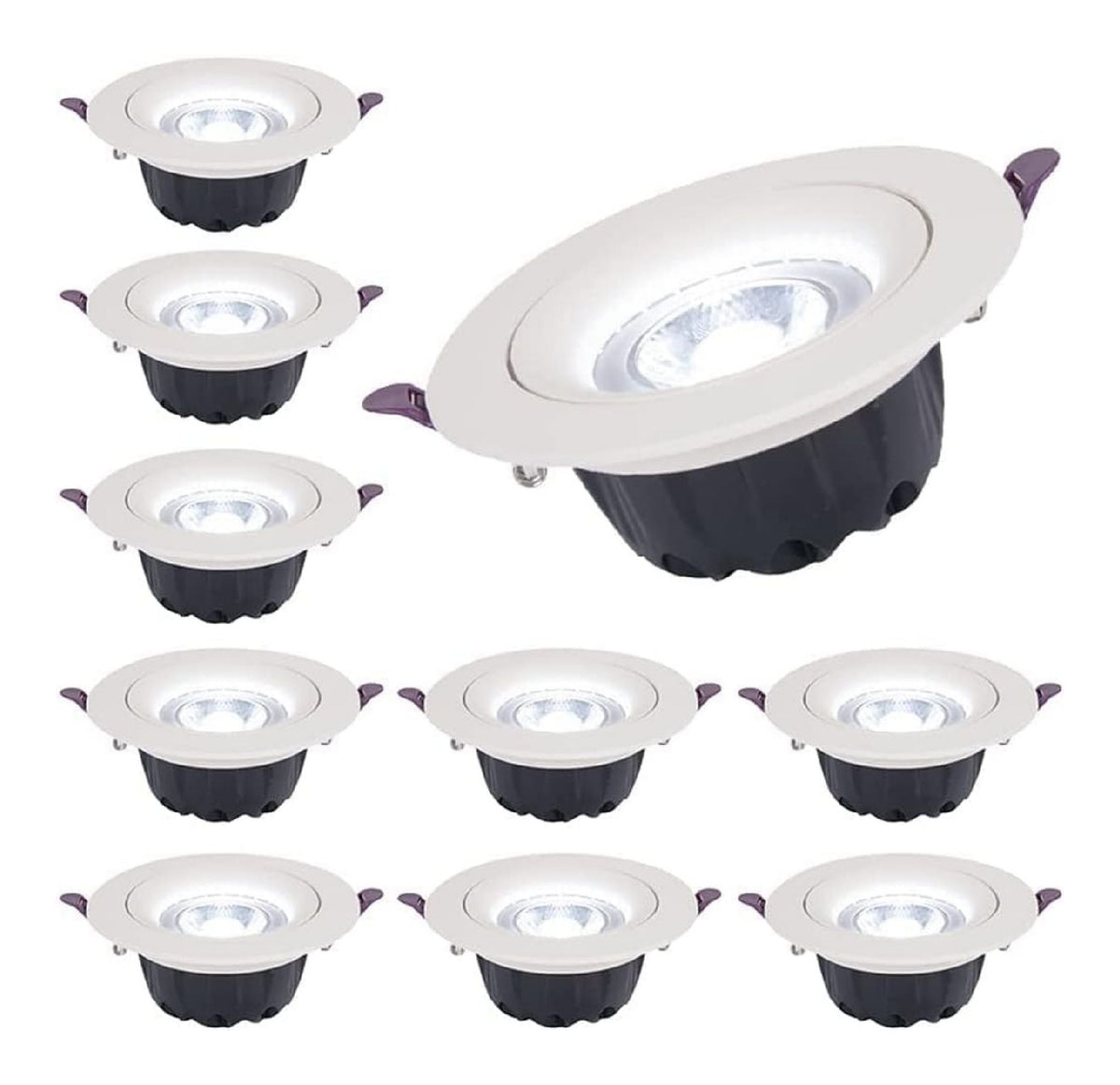 Lampada a sospensione Rotazione Downlight Luci Incasso Senza