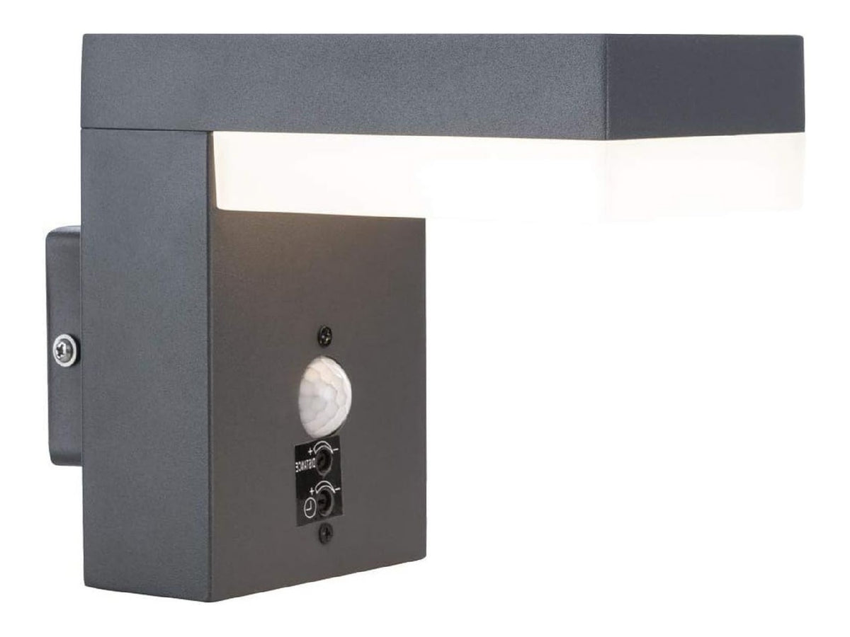 Lampada da esterno con sensore LED integrato bianco