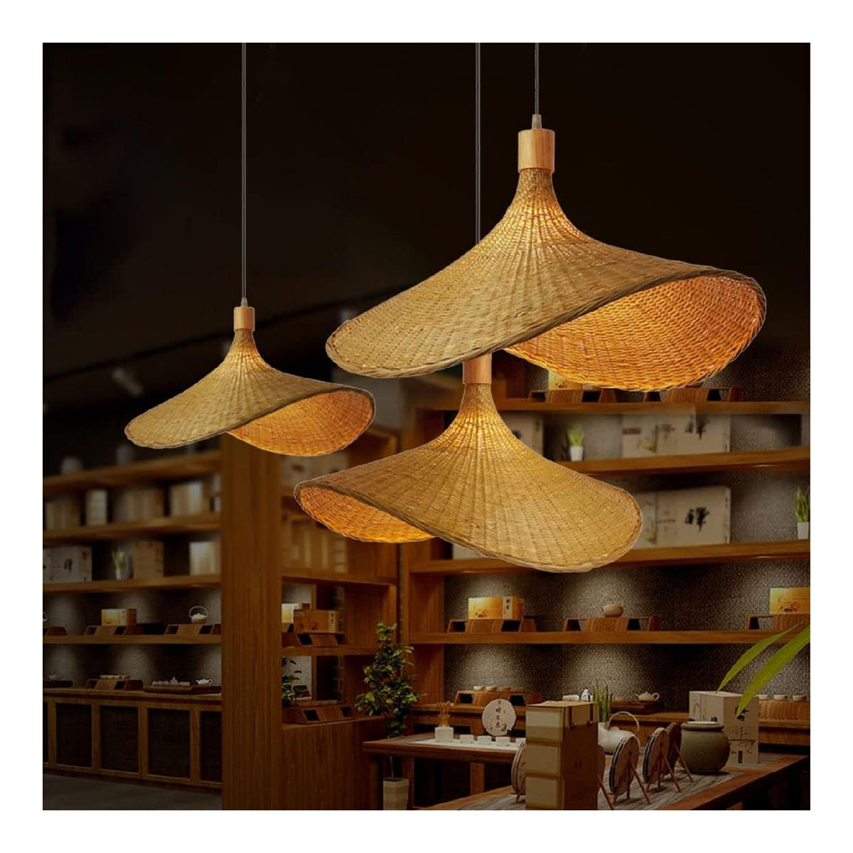 Plafoniera da soffitto 70 cm regolabile rame