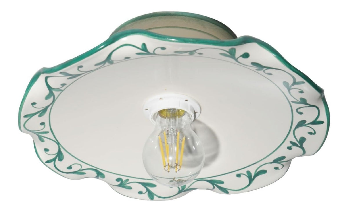 Plafoniera da soffitto stile vintage LED integrato rame