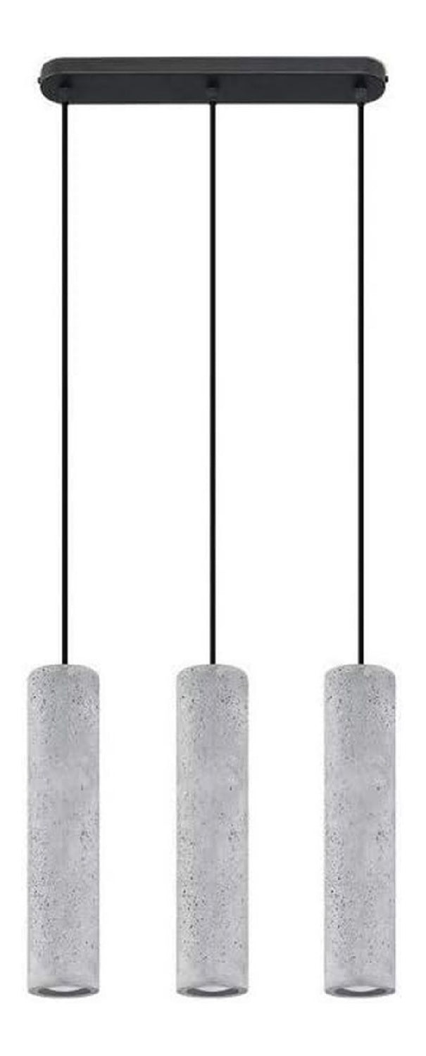 Plafoniera da soffitto stile industriale linea minimalista nero