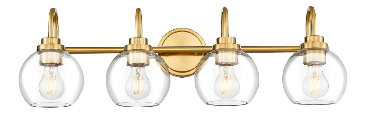 Illuminazione per interni Spazzolato Vanity Lights oro