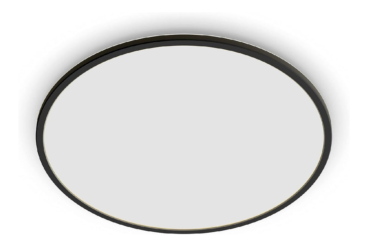 Plafoniera da soffitto dimmerabile regolabile nero 55 cm