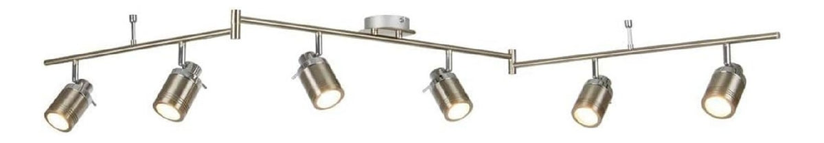 Faretto orientabile 19.5 cm argento