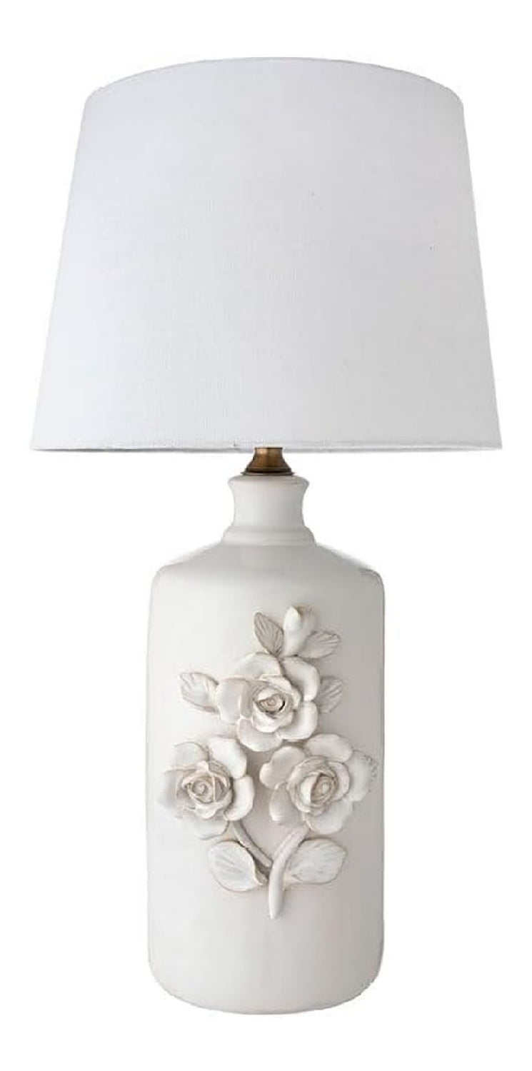 arte Nacchi Lampada ceramica avorio in ceramica nero