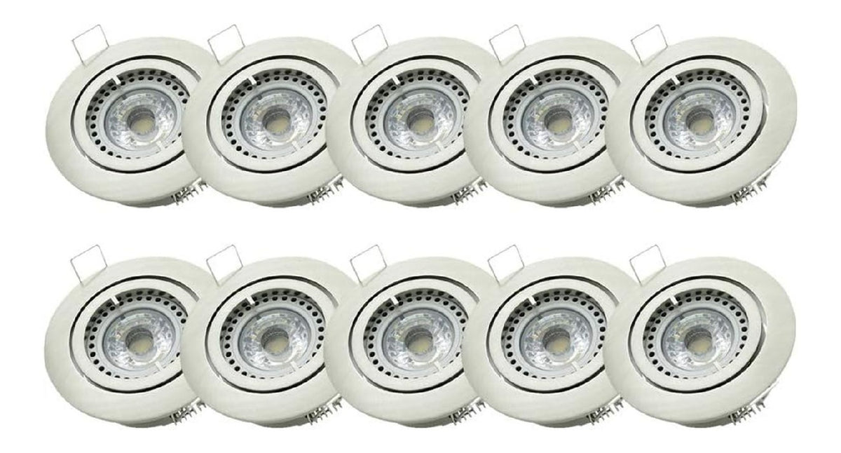 Spot luminoso Faretto incasso LED, orientabile, ultra bianco