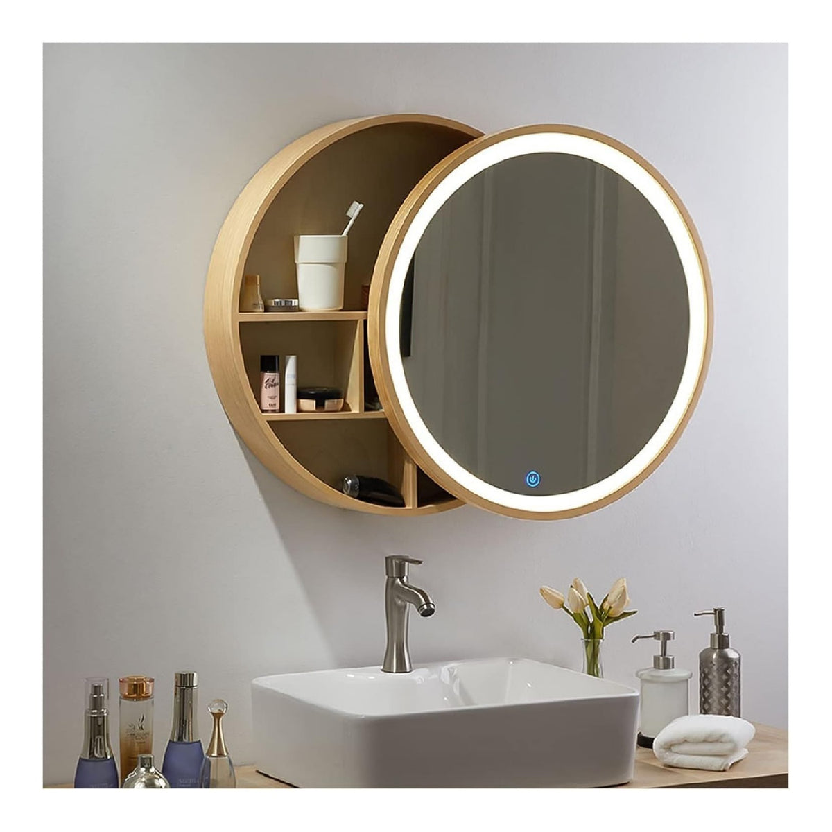 Illuminazione a parete LED integrato regolabile beige