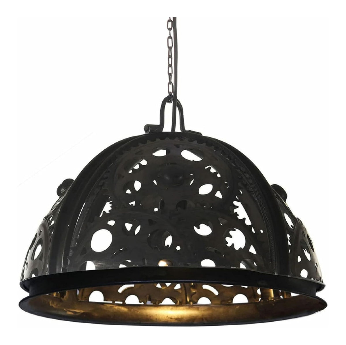 Plafoniera da soffitto stile industriale oro