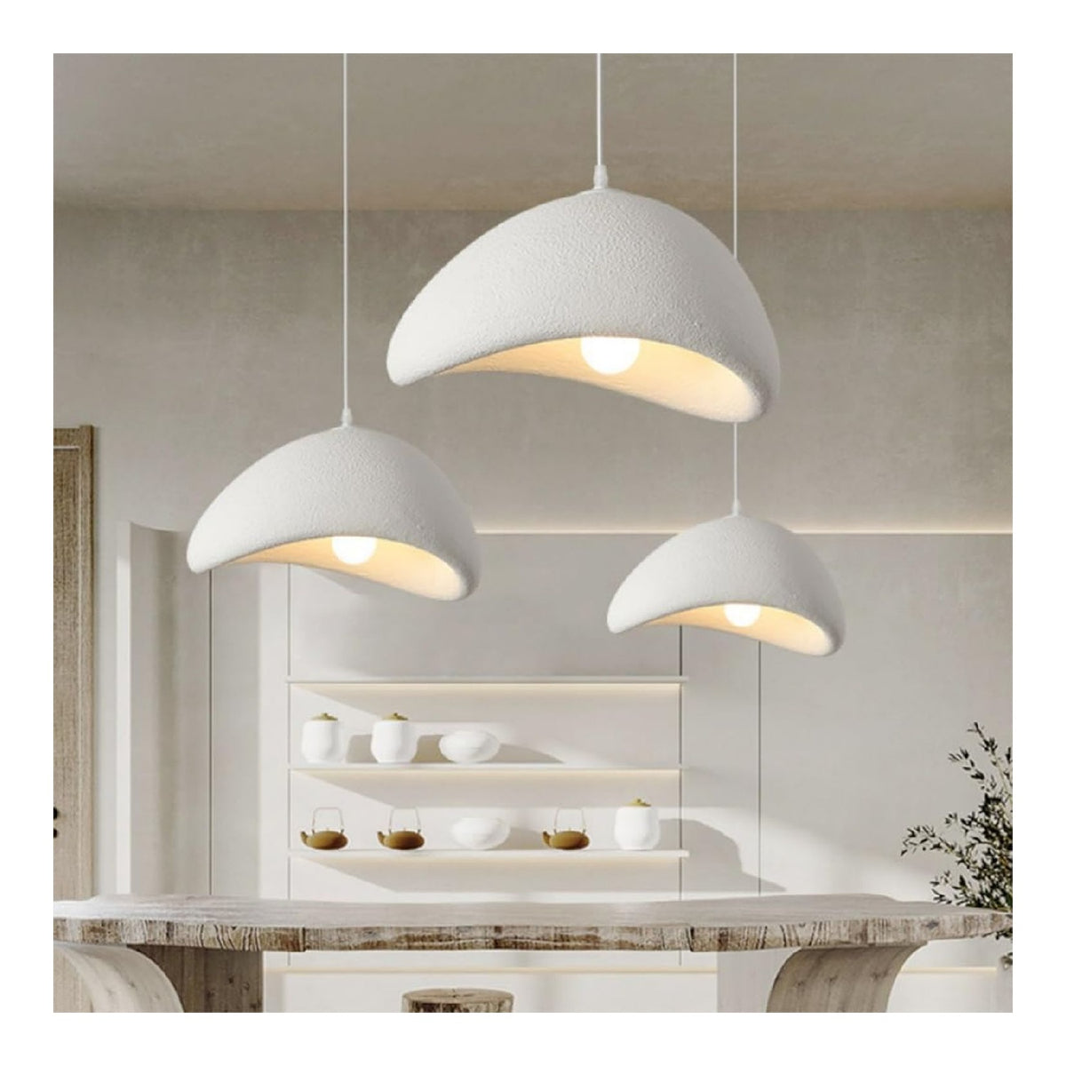 Lampada a sospensione regolabile linea minimalista bianco