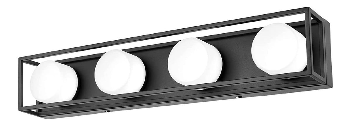Jadssox Moderna Luce toeletta Nera struttura in metallo linea minimalista nero