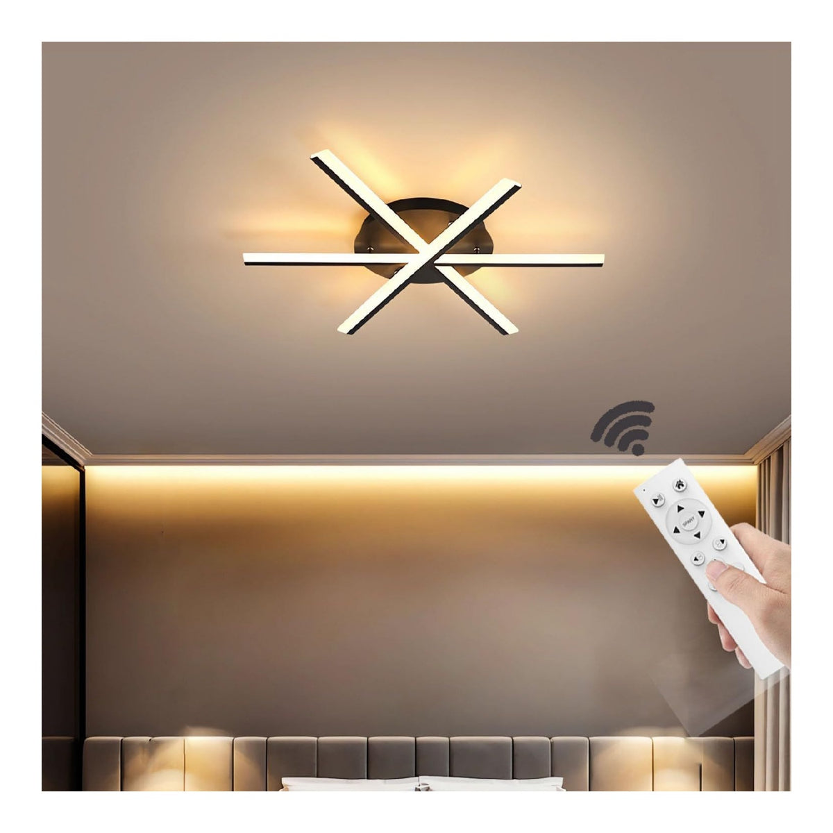 Plafoniera da soffitto dimmerabile regolabile nero regolabile struttura in metallo