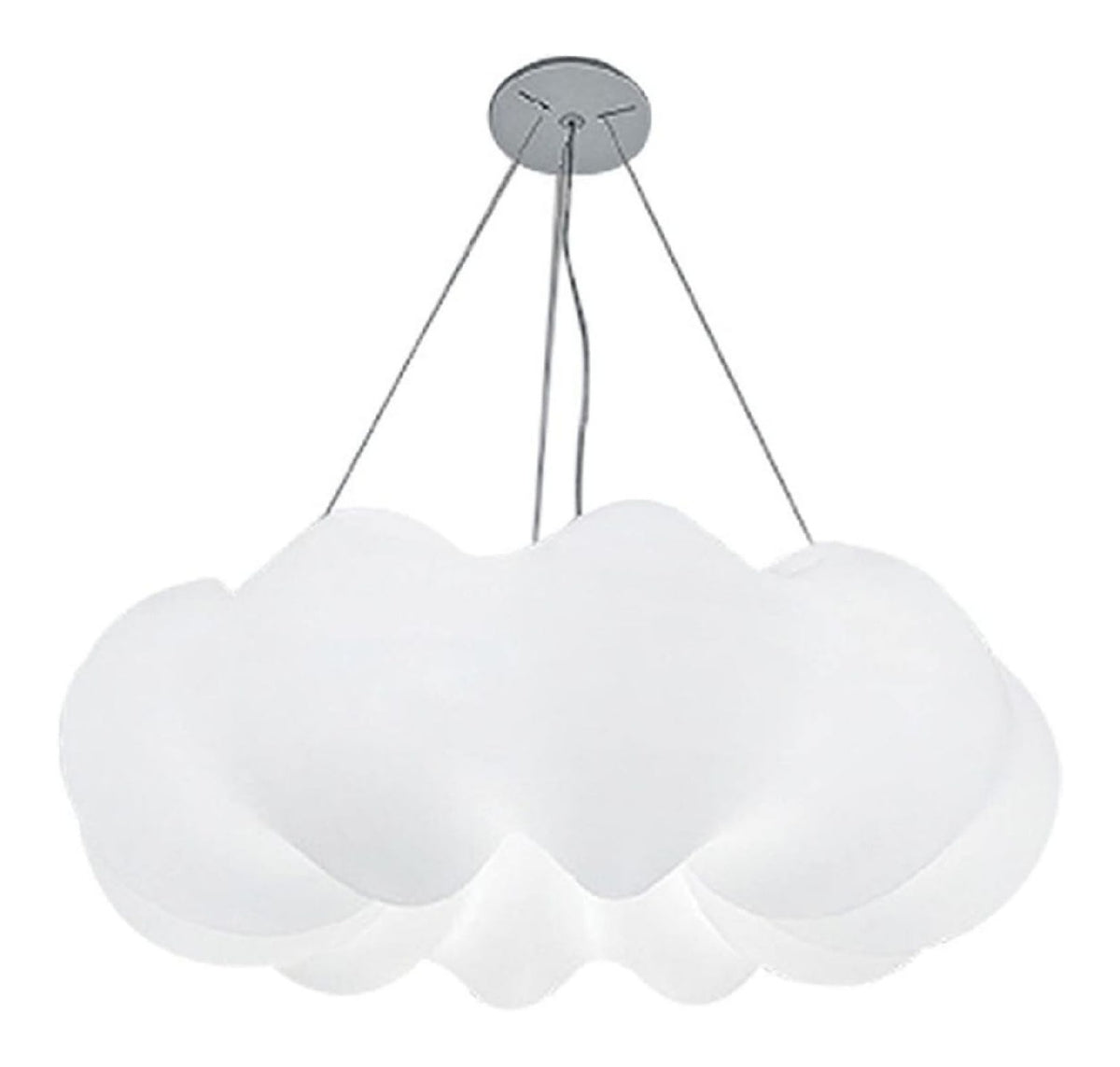 Lampadario decorativo LED integrato 45 cm nero