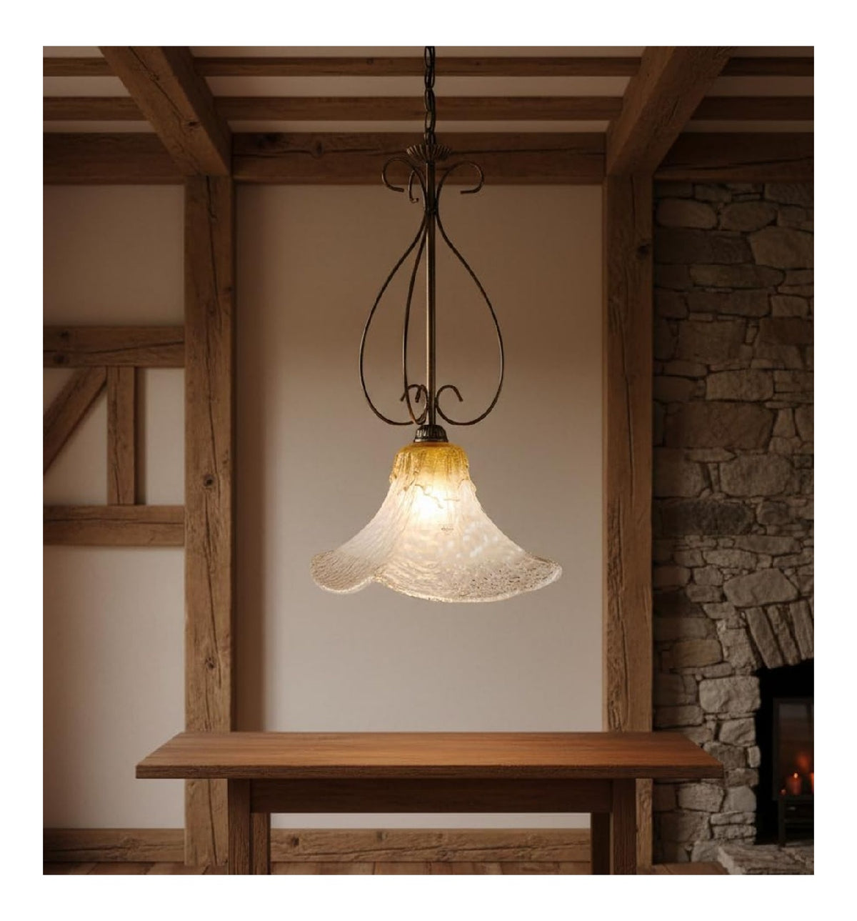 Illuminazione sospesa Generico Lampadario Sospensione Ingresso Classico oro
