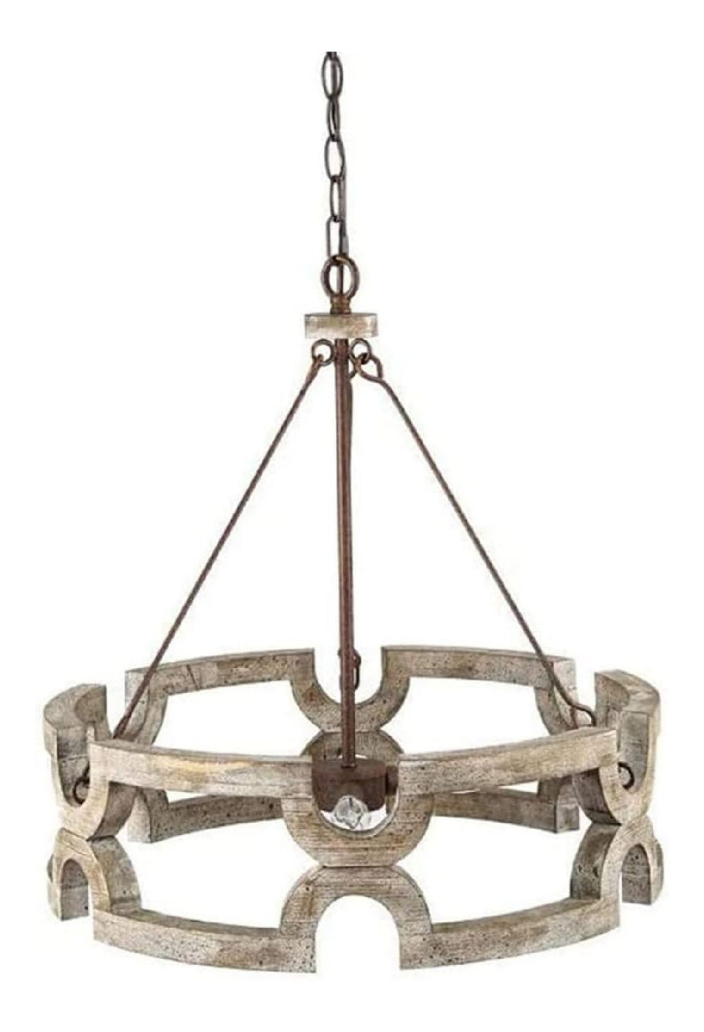 Lampadario decorativo Lampadario Rotondo Legno Lampadario Sala nero