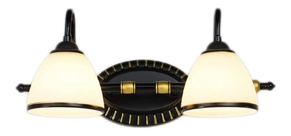 Applique da parete con vetro LED integrato oro
