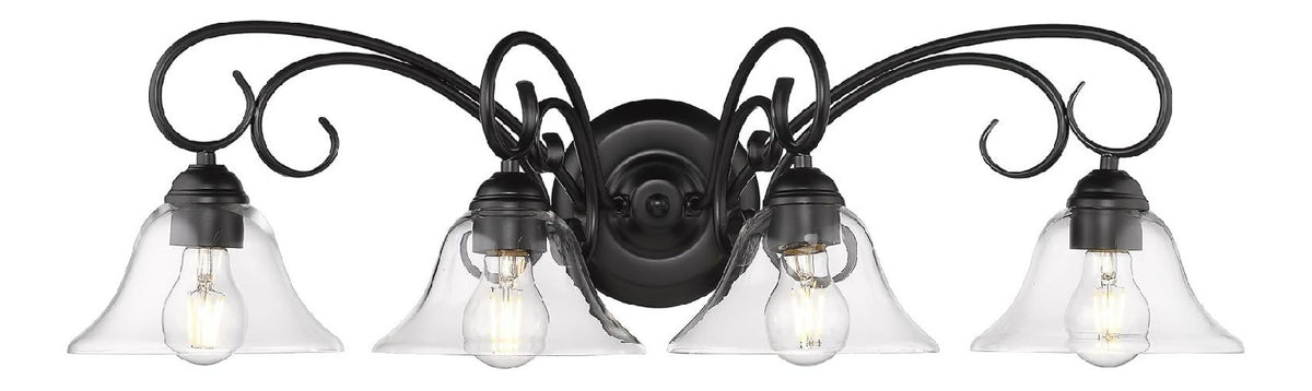 Plafoniera Golden Lighting BLK-CLR Homestead Rubinetto
