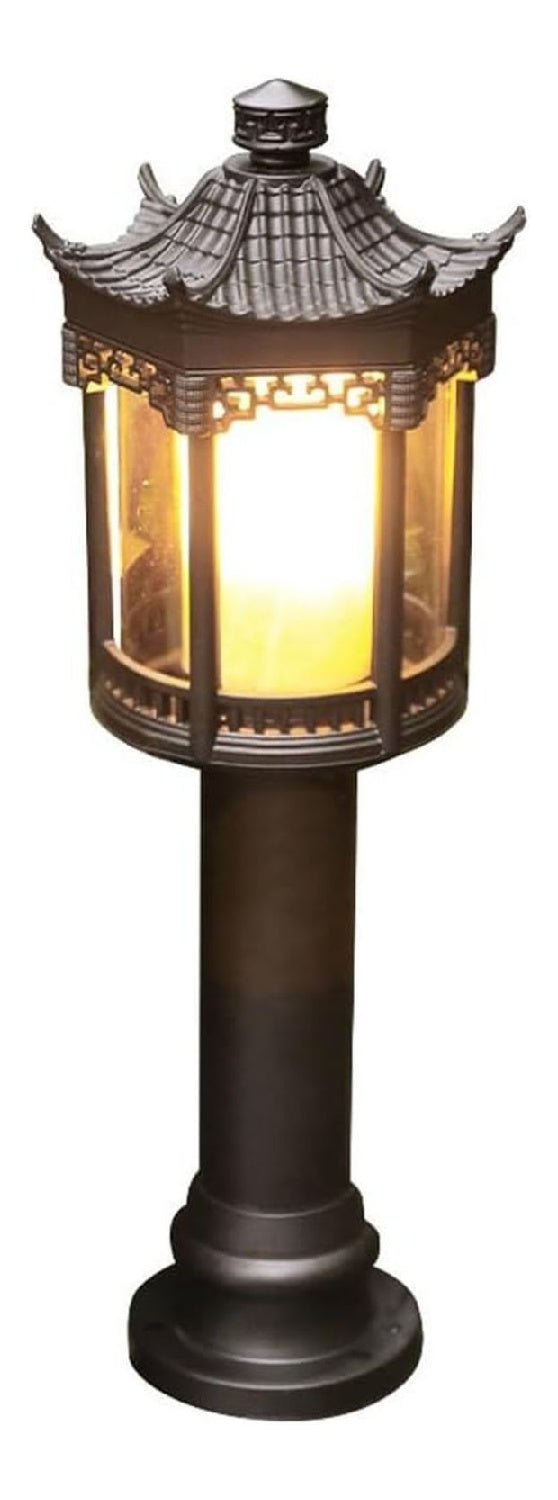 In alluminio lampada da esterno nero