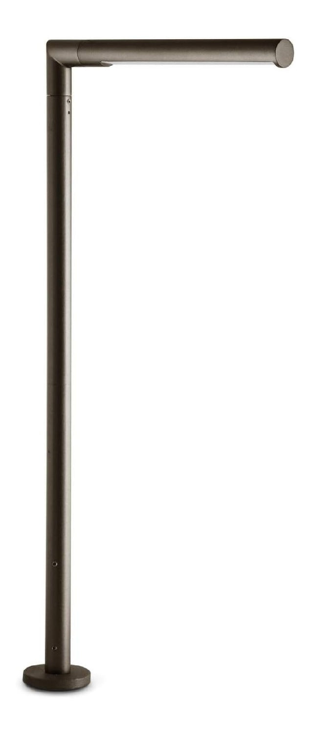Lampada da esterno orientabile LED integrato bronzo