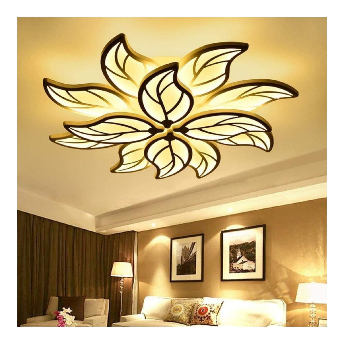 Lampadario da soffitto Creativo Plafoniera Salotto Dimmerabile Lampadario bianco