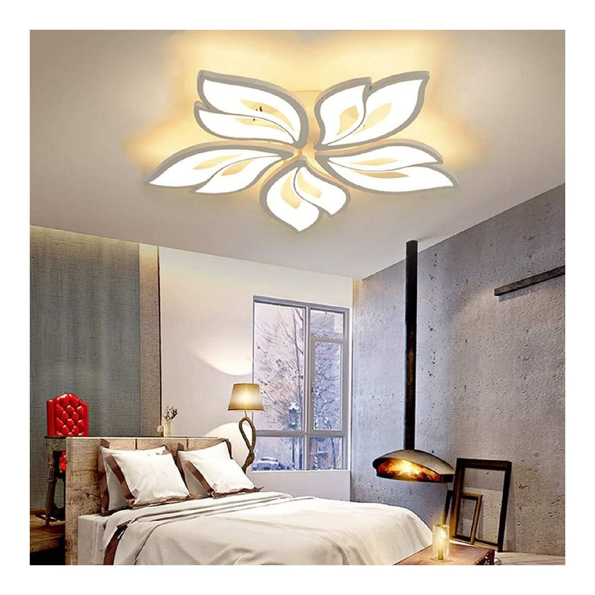 Plafoniera da soffitto 70 cm dimmerabile nero