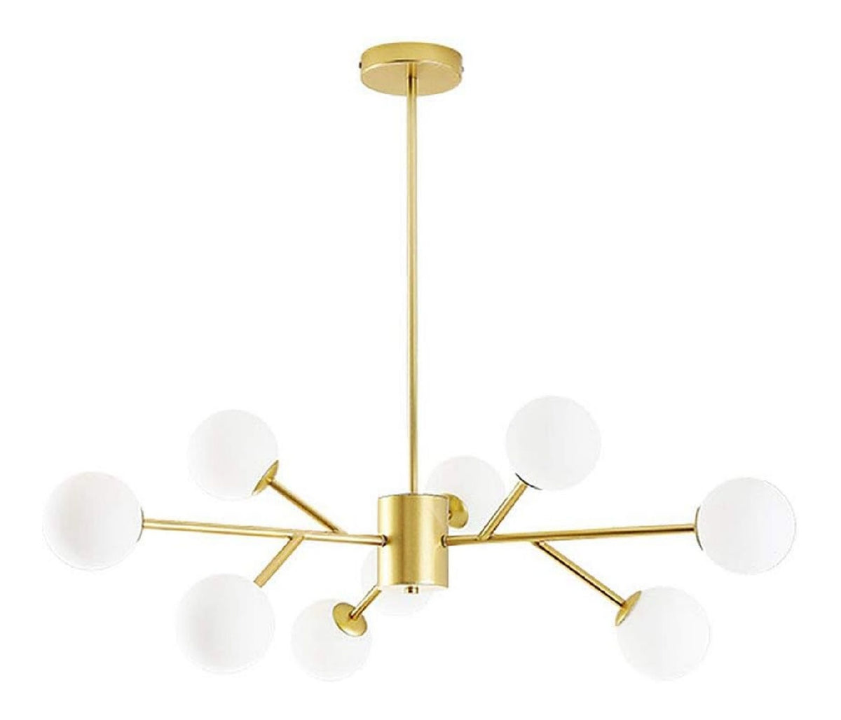 Lampadario da soffitto Ramo Albero Palla Molecola Fagioli nero