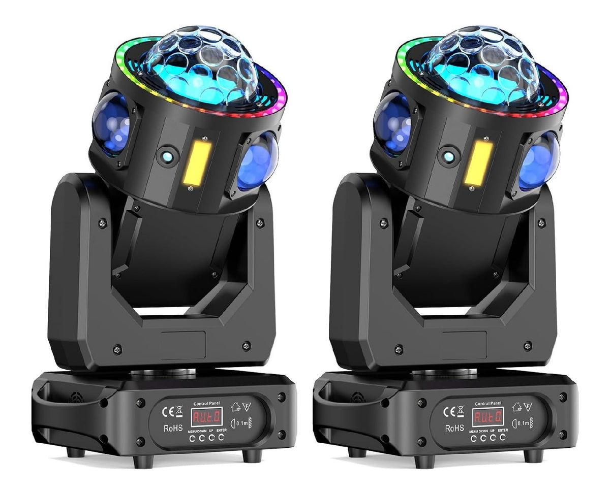 Teste Mobili Beam Luci Discoteca regolabile LED integrato rame