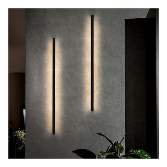 Applique da parete dimmerabile linea minimalista nero