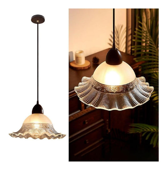 Con diffusore in vetro lampadario decorativo stile vintage oro