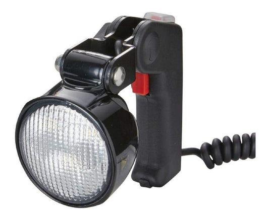 Lampada da esterno nero LED integrato in alluminio