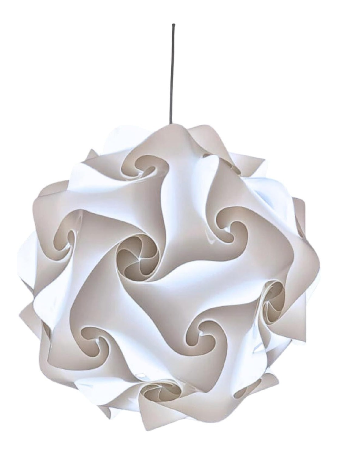 Lampadario decorativo LED integrato 35 cm bianco