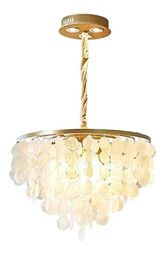 Lampadario decorativo regolabile LED integrato bianco