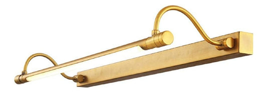 luci specchio bagno, Brass Frame finitura ottone LED integrato ottone
