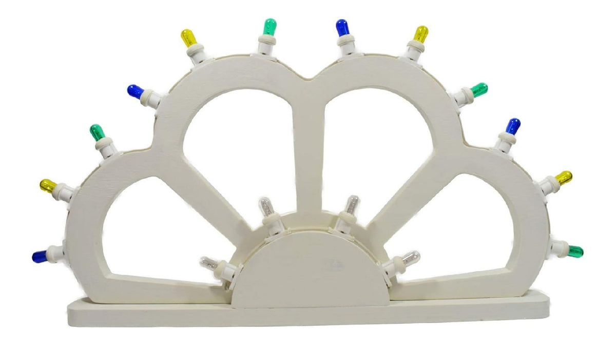 Lampada da tavolo 70 cm LED integrato bianco