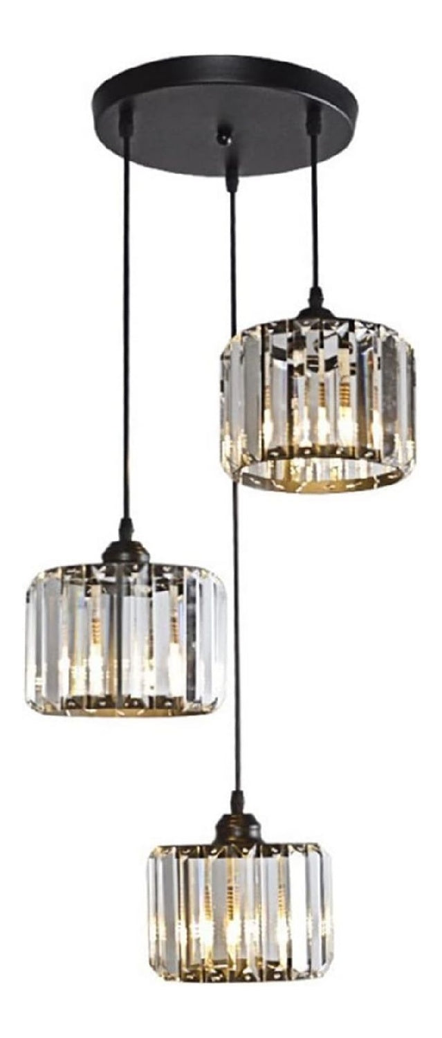 Illuminazione sospesa Lampadari/Lampadario Lampadario cristallo lusso semplice nero
