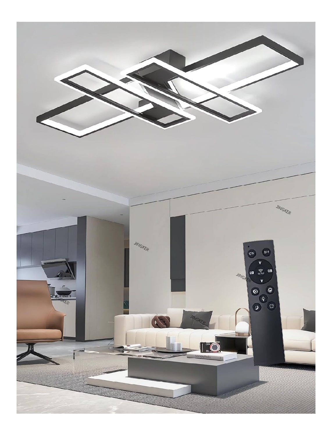 Illuminazione per interni Lampada soffitto moderna incluso,lampada soffitto nero