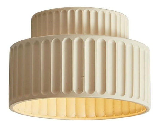 Plafoniera da soffitto stile minimalista beige