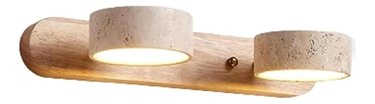 Applique da parete regolabile orientabile beige