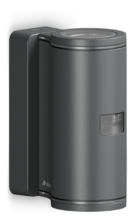 Luce a parete corpo in alluminio linea minimalista antracite