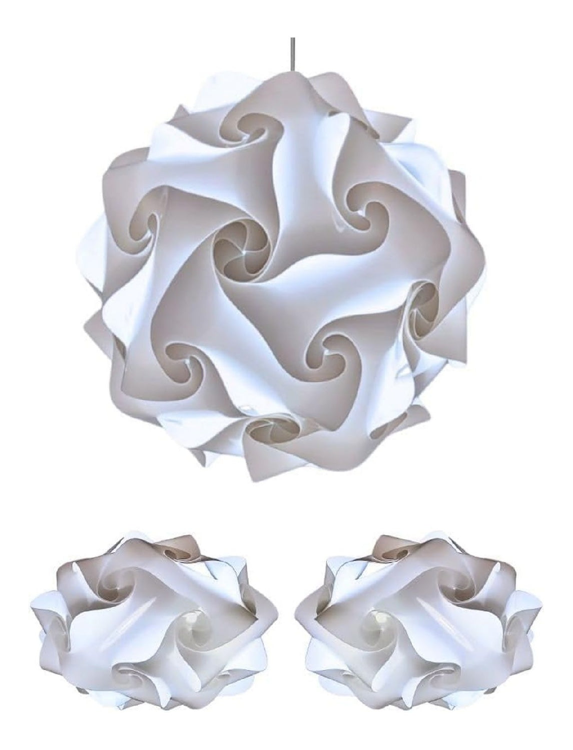 Lampadario decorativo 35 cm LED integrato bianco