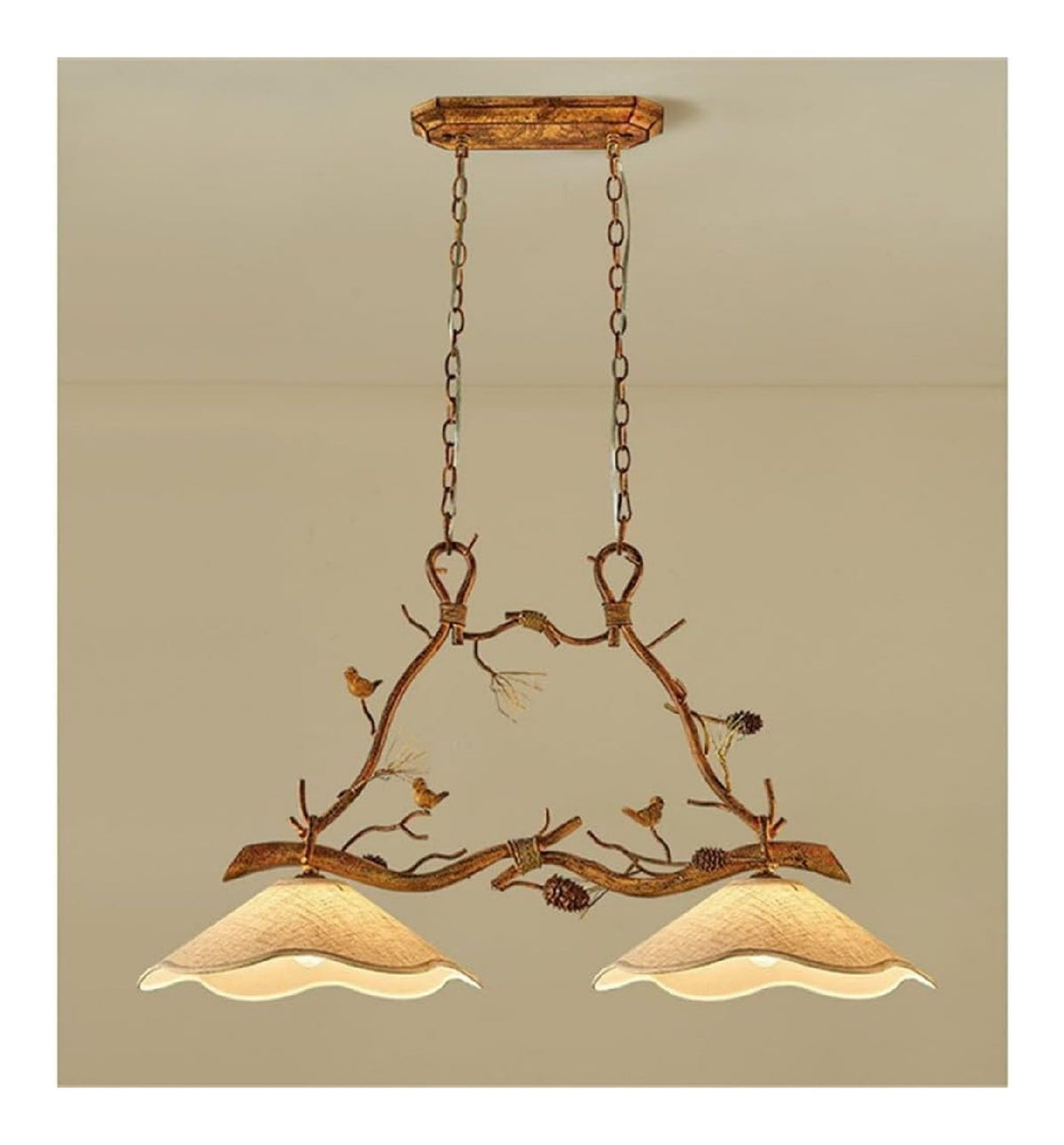Illuminazione sospesa Americano Retro Lampadario Personalita Creativo nero