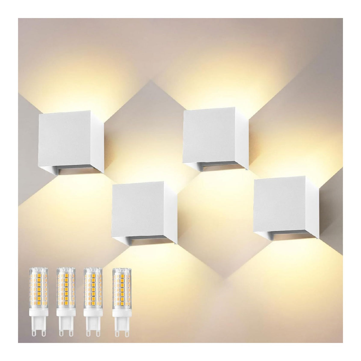 Regolabile applique da parete LED integrato bianco