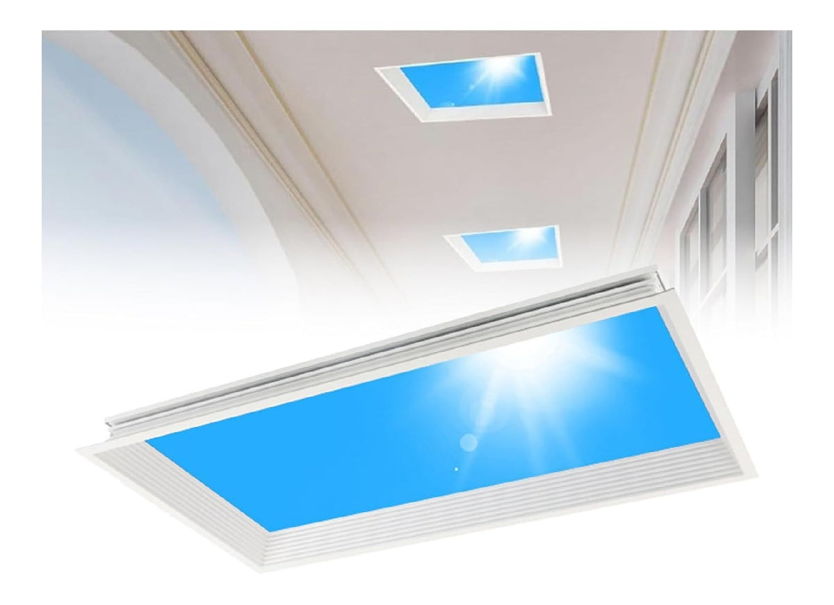 Plafoniera da soffitto 60 cm regolabile bianco