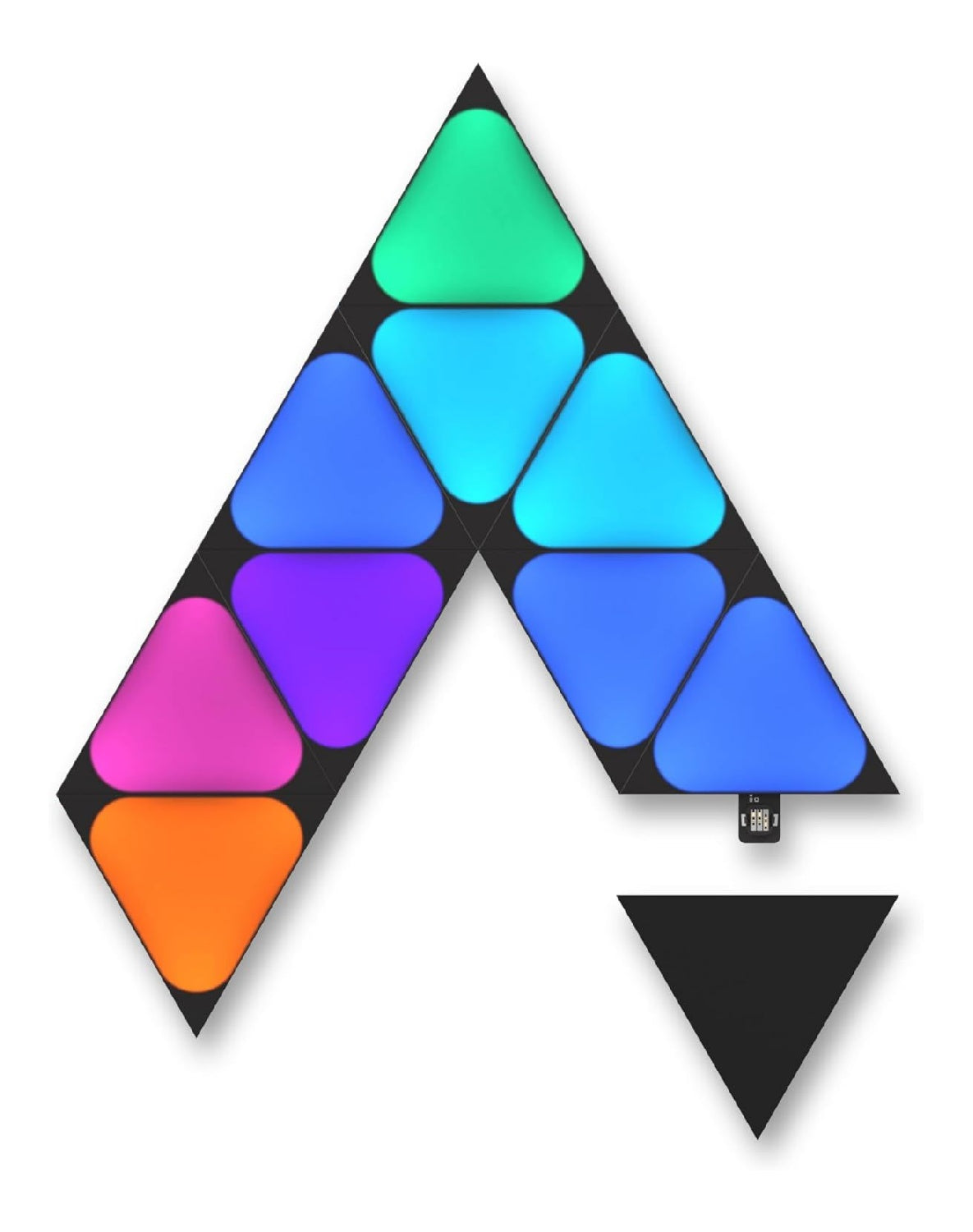 Lampada da parete Nanoleaf Shapes Ultra Black Mini nero