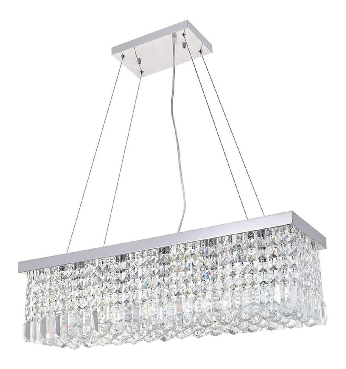 Lampadario a soffitto Lampadario cristallo moderno, plafoniera goccia